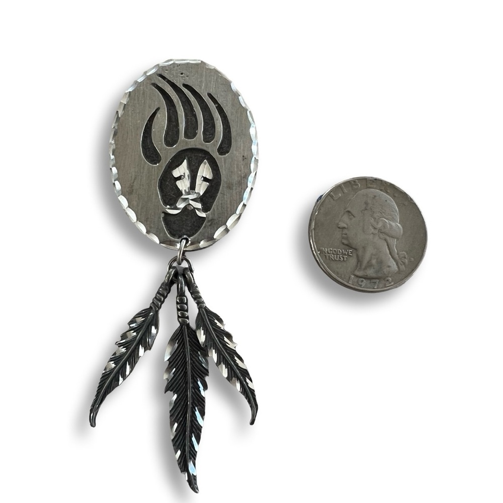 Native American Style Silver and button cover